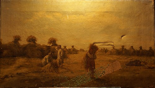 W żniwa, 1882, Aleksander Mroczkowski