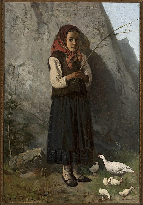 Gęsiarka, 1881, Antoni Gramatyka