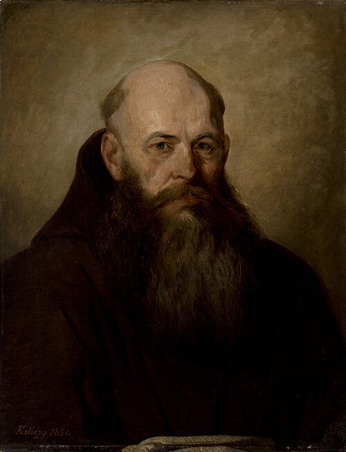 Portrait of Bishop Benjamin Szymański, 1851, Antoni Kolberg