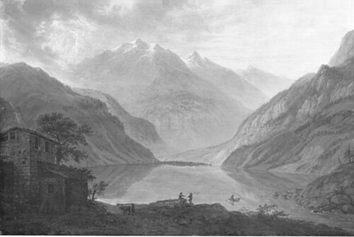 Der Puschlaver See, 1786, Ludwig Hess