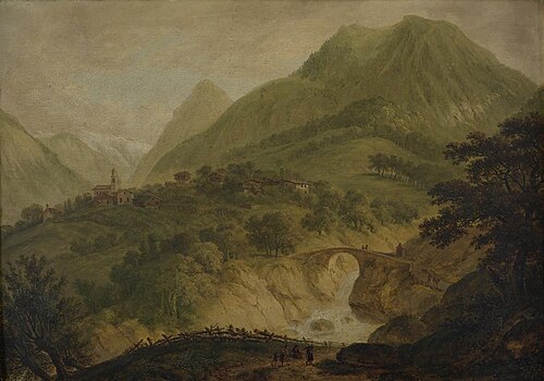 Dangio im Bleniotal, 1786, Ludwig Hess