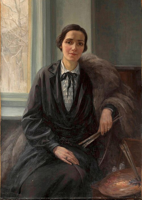 Autoportrait, 1937, Blanka Mercère