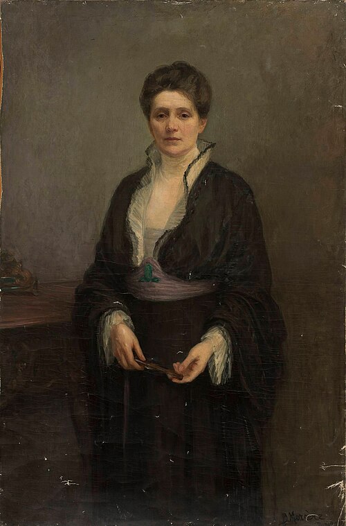 Portrait of the mother, 1914, Blanka Mercère
