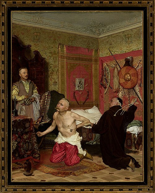 Flagellation of a nobleman, 1878, Boleslaw Laszczynski