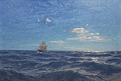 Sommertag auf See, 1908, Carl Saltzmann