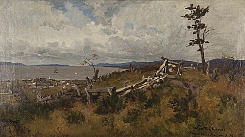 Punta Arenas Magellan-Straat, 1879, Carl Saltzmann
