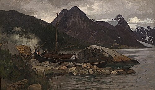 Mandal am Suphellebrae, 1893, Carl Saltzmann