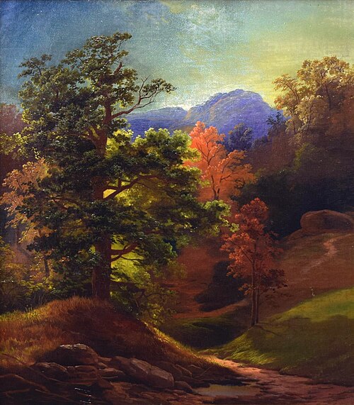 Landscape Study - Autumnal, 1864, Francis Devlan