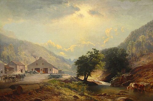 Gibraltar Furnace - Seyfert's Mill, 1868, Francis Devlan