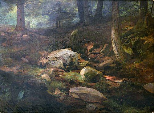 Study in Rocks, 1861, Francis Devlan