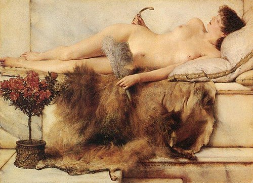 Dans le Tepidarium, 1881, Herbert Draper