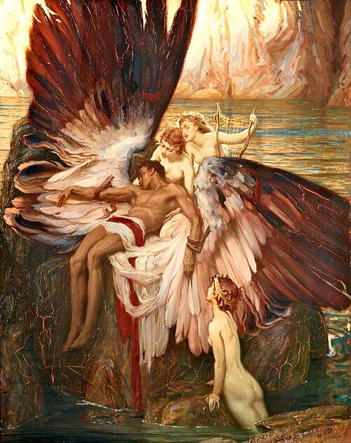 The Lament for Icarus, 1898, Herbert Draper
