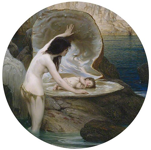 A Water Baby, 1900, Herbert Draper