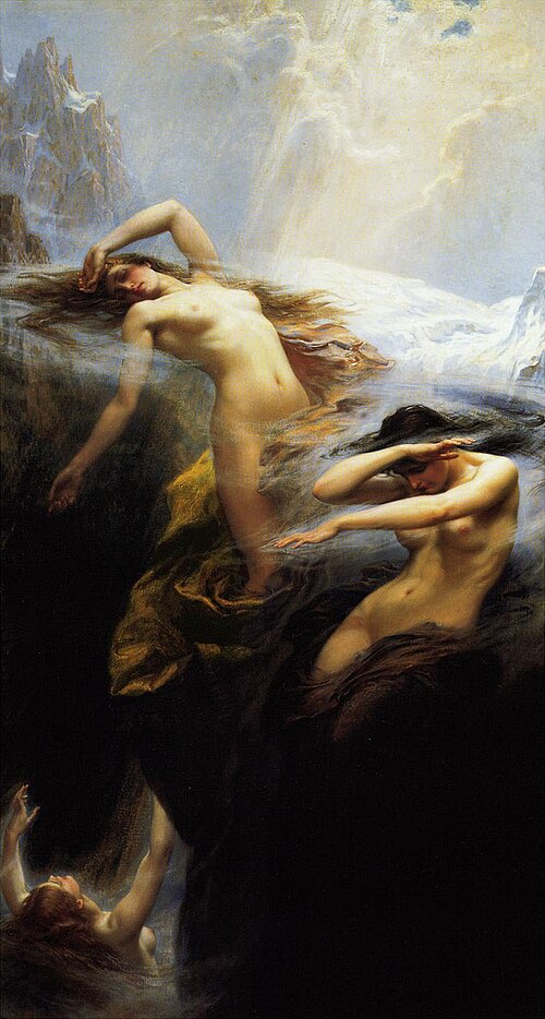 Les brumes de la montagnes, 1912, Herbert Draper