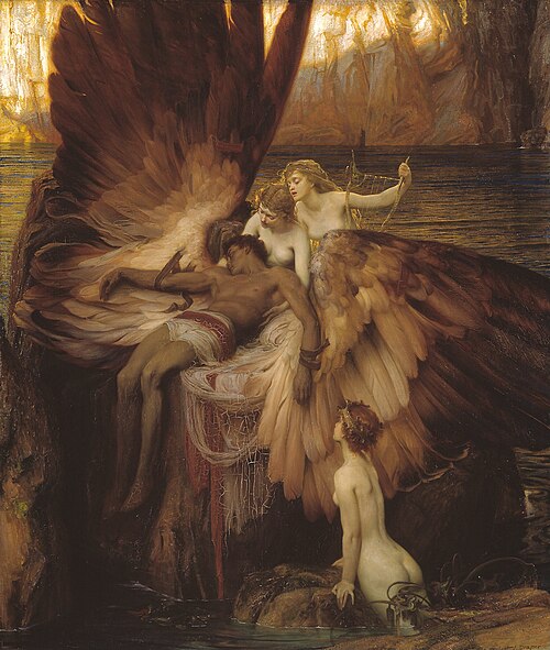 Pleurs pour Icare, 1898, Herbert Draper