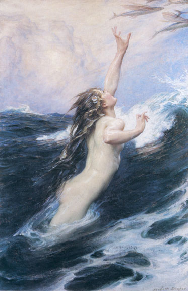 Flying Fish, 1910, Herbert Draper