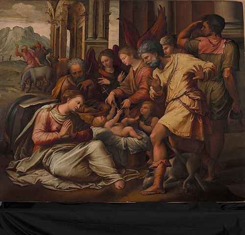 Adoration of the Shepherds, 1532, Perin del Vaga