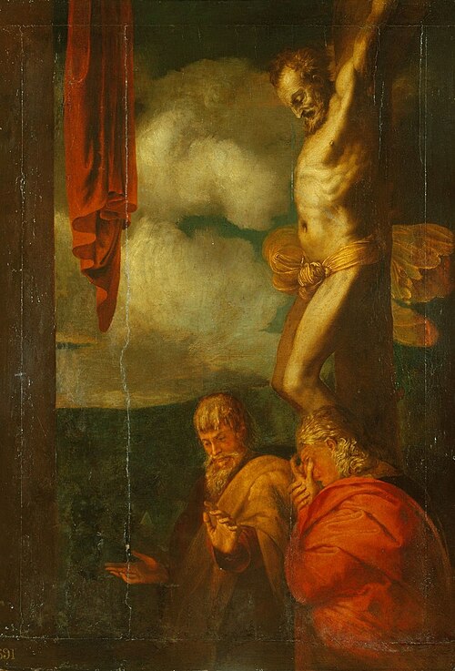 A Fragment: The Bad Thief (Gestas), 1522, Perin del Vaga