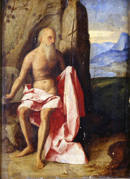 Saint Jérôme pénitent, 1600, Marco Basaiti