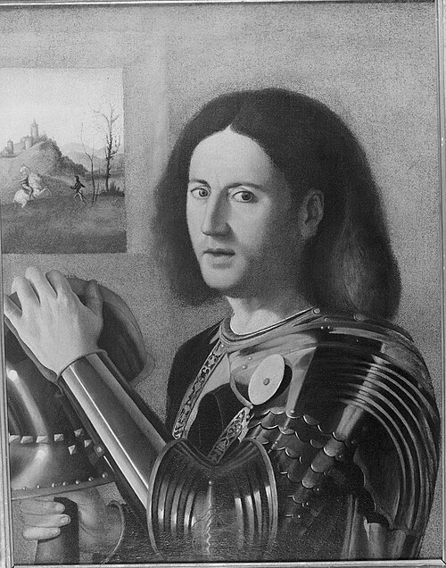 Portrait of a Man in Armor, 1515, Marco Basaiti