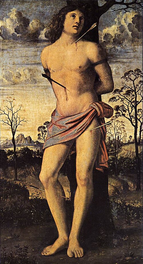 St Sebastian, 1550, Marco Basaiti