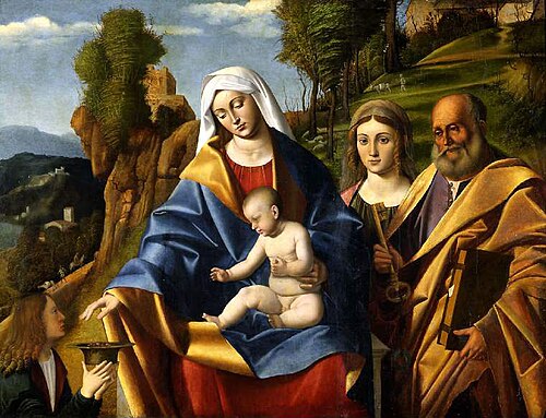 Virgin and Child with Saints,, 1508, Marco Basaiti