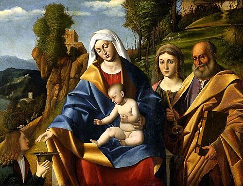 Virgin and Child with Saints, 1508, Marco Basaiti