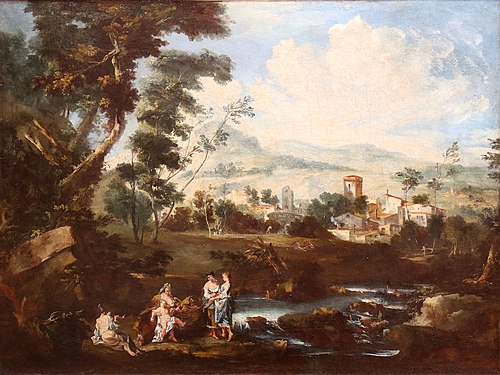 Paysage avec figures, 1750, Francesco Zuccarelli