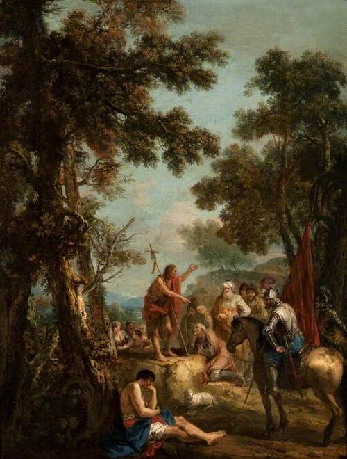Saint John the Baptist Preaching, 1740, Francesco Zuccarelli