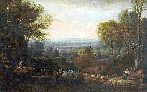 Landscape with Figures and Sheep, 1800, Francesco Zuccarelli