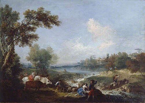 Pastoral Landscape, 1760, Francesco Zuccarelli