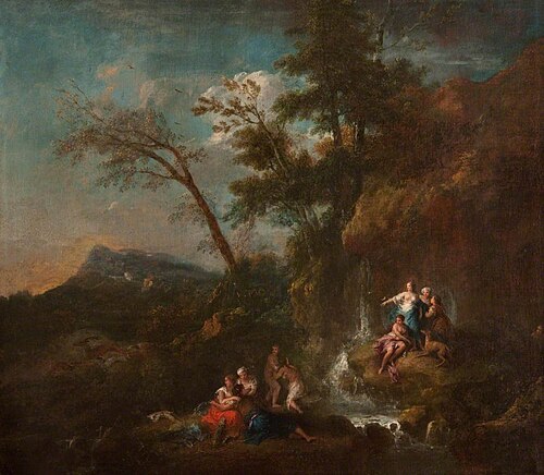 The Hunting of Actaeon by Diana, 1800, Francesco Zuccarelli