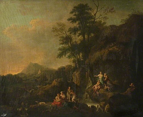 Landscape with Diana and Actaeon, , Francesco Zuccarelli