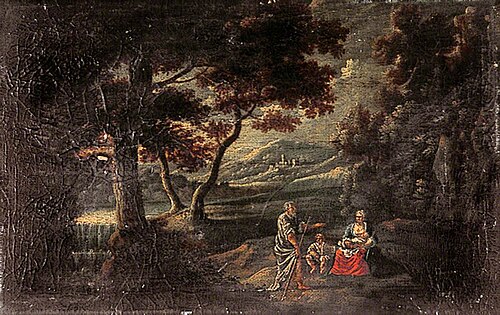 Rest on the Flight into Egypt, , Francesco Zuccarelli