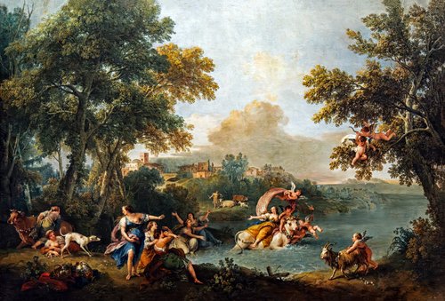 L'enlèvement d'Europe, 1750, Francesco Zuccarelli