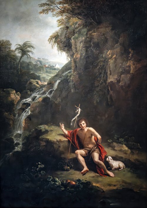 Paysage avec saint Jean-Baptiste, 1765, Francesco Zuccarelli