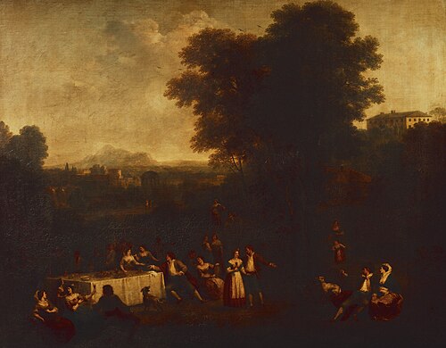 A Country Wedding- Feast, 1740, Francesco Zuccarelli