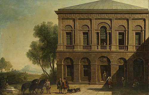 View of the House of General Wade, 1746, Francesco Zuccarelli