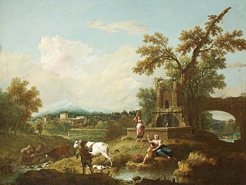 A Pastoral Landscape, 1741, Francesco Zuccarelli