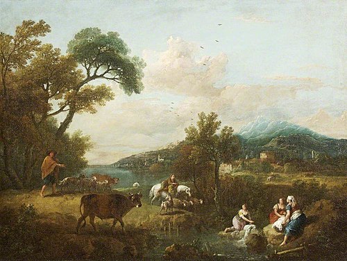 A Pastoral Landscape, 1737, Francesco Zuccarelli