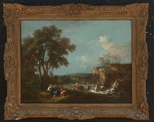 Ideal Landscape with Figures, , Francesco Zuccarelli