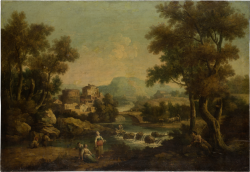 Italian Landscape with a Mountain Stream, 1750, Francesco Zuccarelli