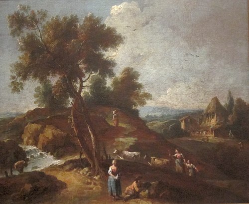 Untitled pastoral scene I, 1760, Francesco Zuccarelli
