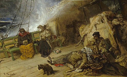 La Tempête, 1900, Jean-François Portaels