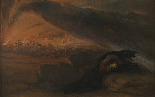 Bataille dans le désert, 1842, Jean-François Portaels