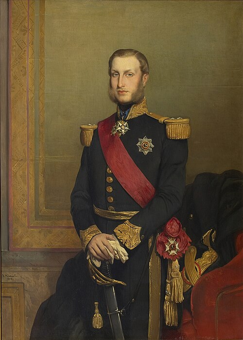 Portrait of H.R.H. the Count of Flanders, 1858, Jean-François Portaels