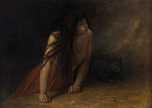 The witch, 1850, Jean-François Portaels