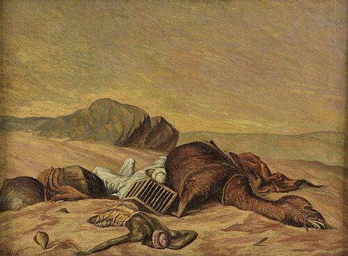 After the simoom, 1850, Jean-François Portaels