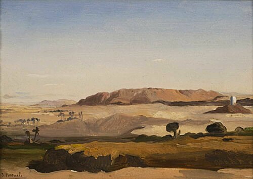 Landscape in Egypt, 1850, Jean-François Portaels