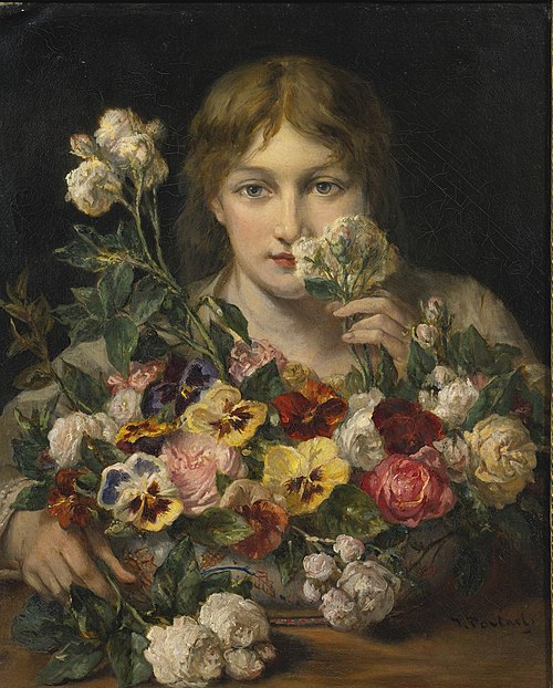 Sweet flowers, 1850, Jean-François Portaels
